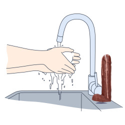 S-Line Savon Pénis avec sperme Dicky Marron